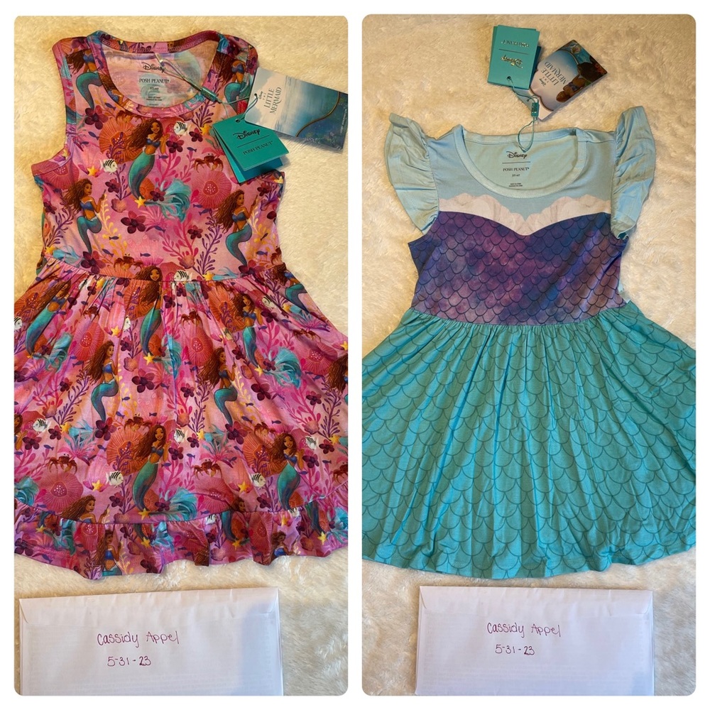 Posh Peanut The Little Mermaid Twirl dress